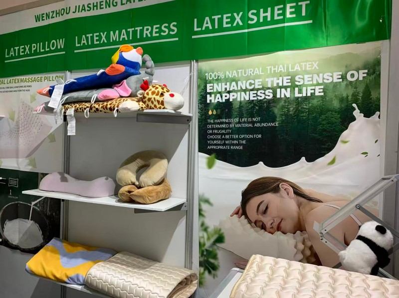 Wenzhou Jiasheng Latex Products Co., Ltd. piedalījās izstādē Sleep Expo Middle East 2025