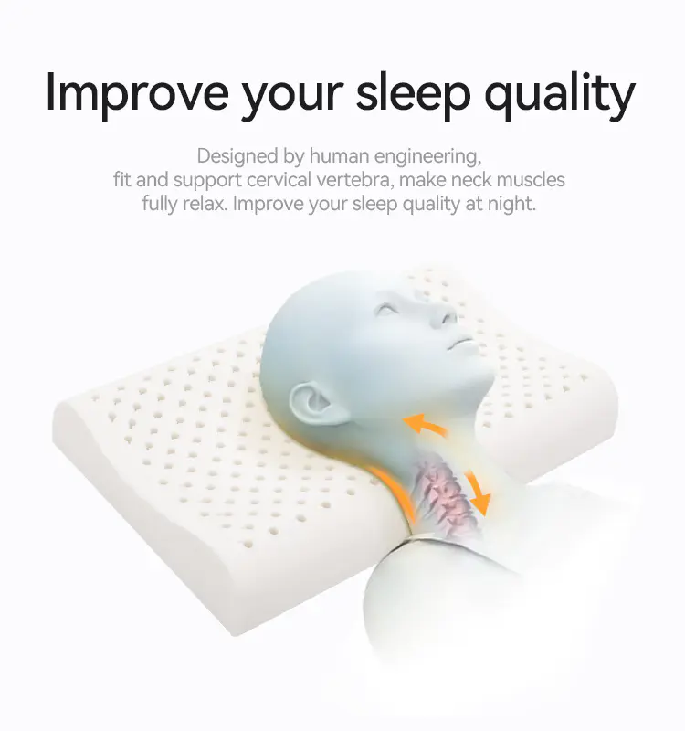 Firm Latex Ergonomic Pillow